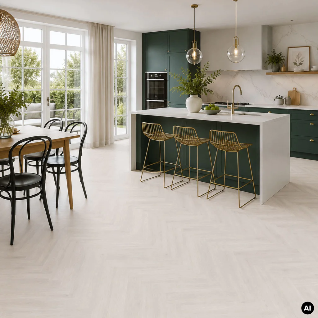 Podłoga drewniana Dąb Cappuccino Jodła Klasyczna 14 mm, 1WC000001, Deska barlinecka, Classico Line - Jodła Klasyczna, Barlinek