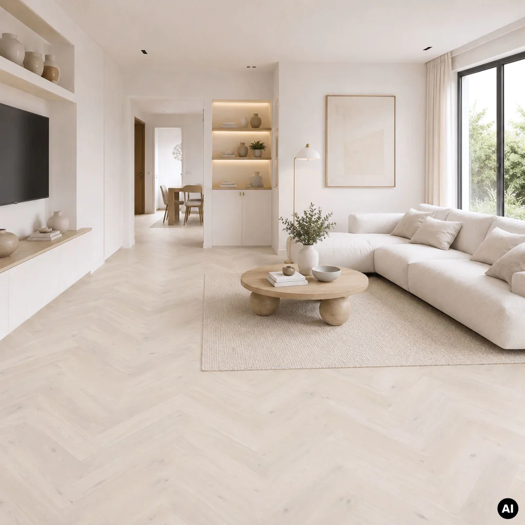 Podłoga drewniana Dąb Cappuccino Jodła Klasyczna 14 mm, 1WC000001, Deska barlinecka, Classico Line - Jodła Klasyczna, Barlinek