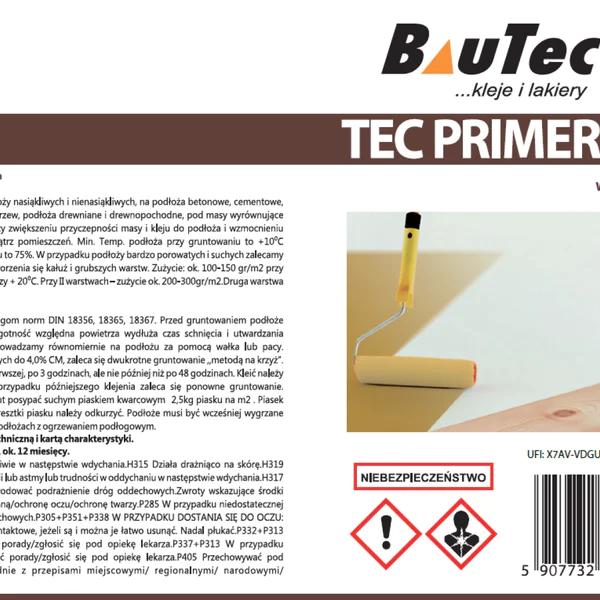 Grunt poliuretanowy BauTec Primer PU 5kg, 1077-41PRIM - 4