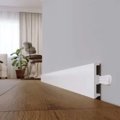 Listwa przypodłogowa STIQ XL Biała ST810, 5905167839881