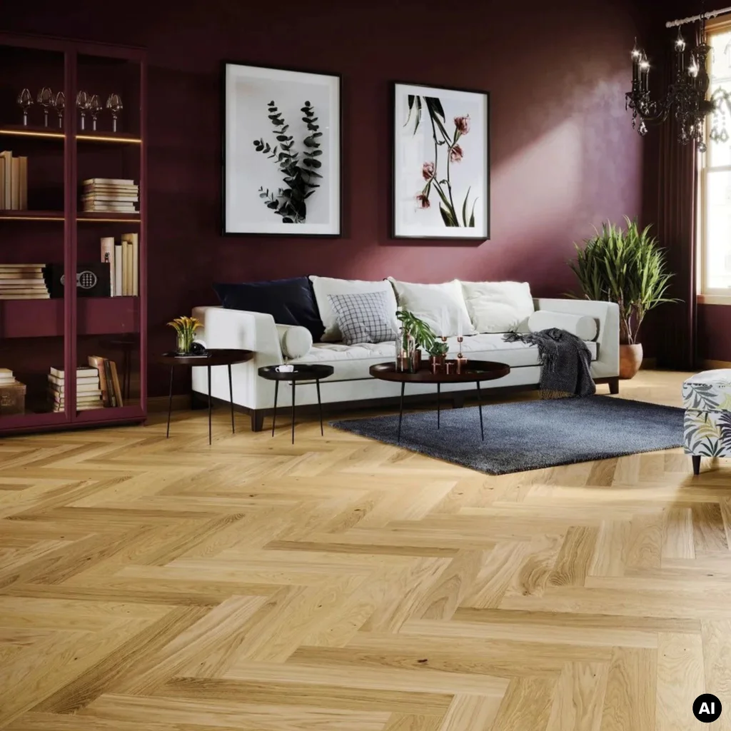 Podłoga drewniana Dąb Bright Jodła Klasyczna 14 mm, 1WC000016, Deska barlinecka, Classico Line - Jodła Klasyczna, Barlinek