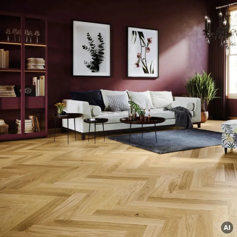 Podłoga drewniana Dąb Bright Jodła Klasyczna 14 mm, 1WC00