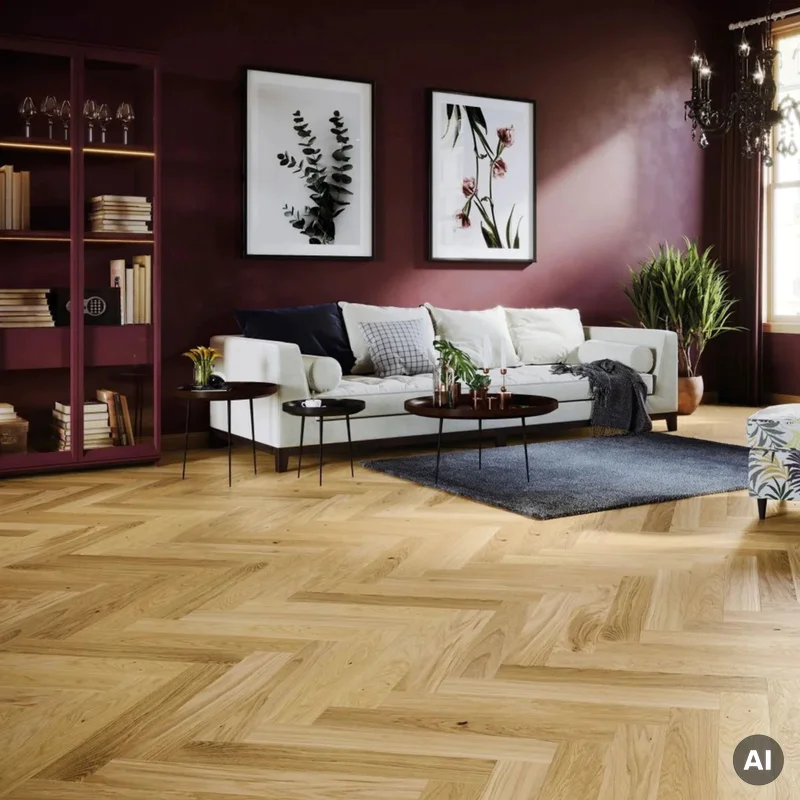 Podłoga drewniana Dąb Bright Jodła Klasyczna 14 mm, 1WC00