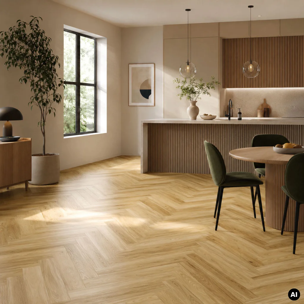 Podłoga drewniana Dąb Bright Jodła Klasyczna 14 mm, 1WC000016, Deska barlinecka, Classico Line - Jodła Klasyczna, Barlinek