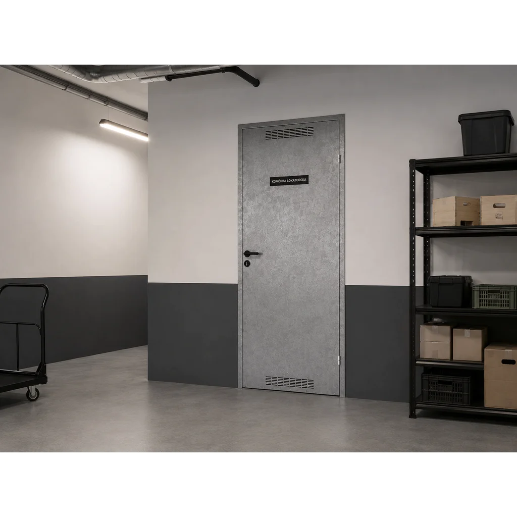 Drzwi uniwersalne metalowe Porta 80 model 2 , DNWPL2MU080000SP2K0000, Drzwi uniwersalne, Drzwi do pom.gospodarczych i kom. lok., PORTA