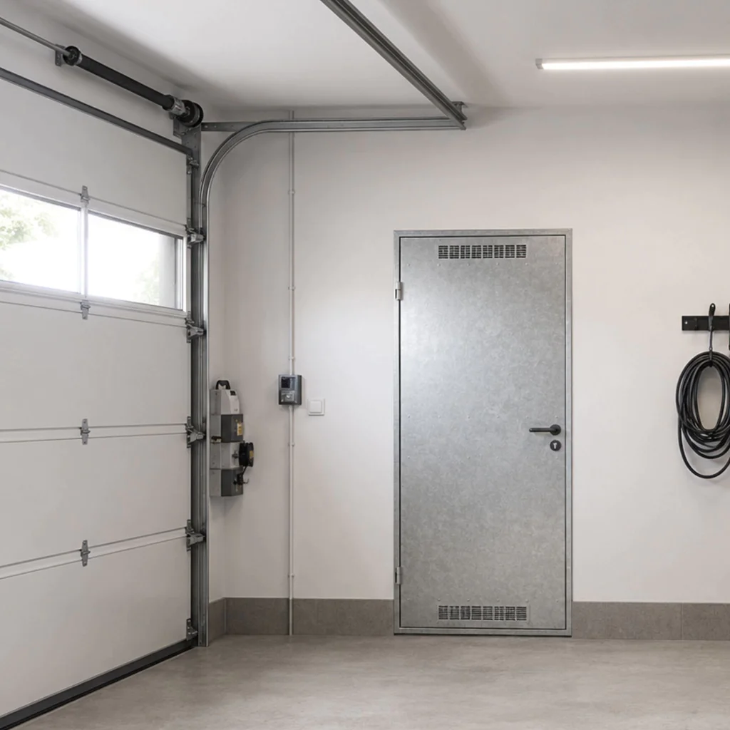 Drzwi uniwersalne metalowe Porta 80 model 2 , DNWPL2MU080000SP2K0000, Drzwi uniwersalne, Drzwi do pom.gospodarczych i kom. lok., PORTA