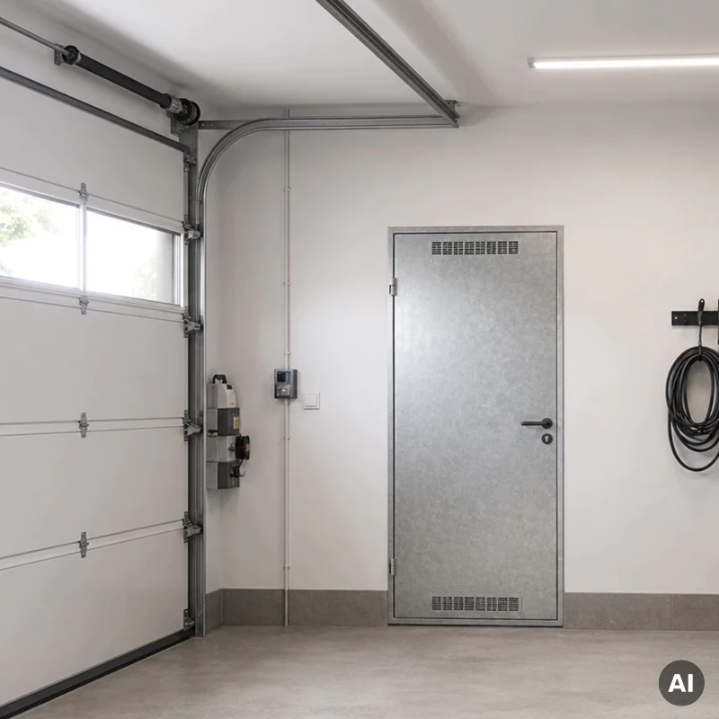 Drzwi uniwersalne metalowe Porta 80 model 2 , DNWPL2MU080000