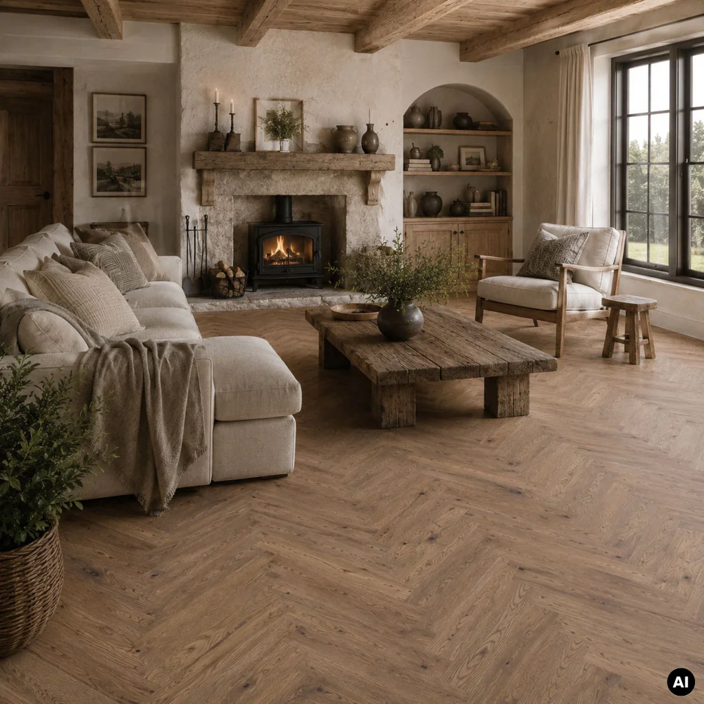Podłoga drewniana Dąb Serene Jodła Klasyczna 14 mm, 1WC000002, Deska barlinecka, Classico Line - Jodła Klasyczna, Barlinek