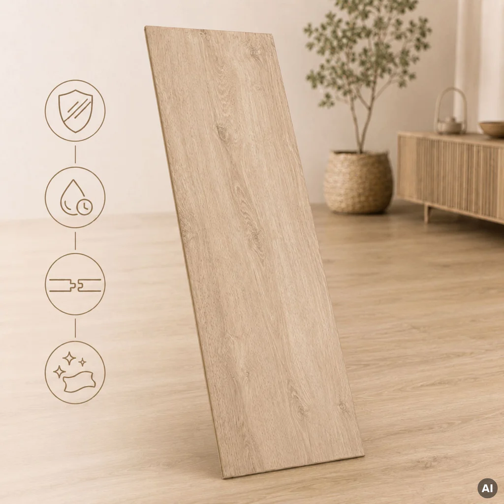 Panele Winylowe SPC LVT Dąb Windsor CW 184 Klasa 33 4 mm TAK, Panele winylowe, Woodric, Arbiton
