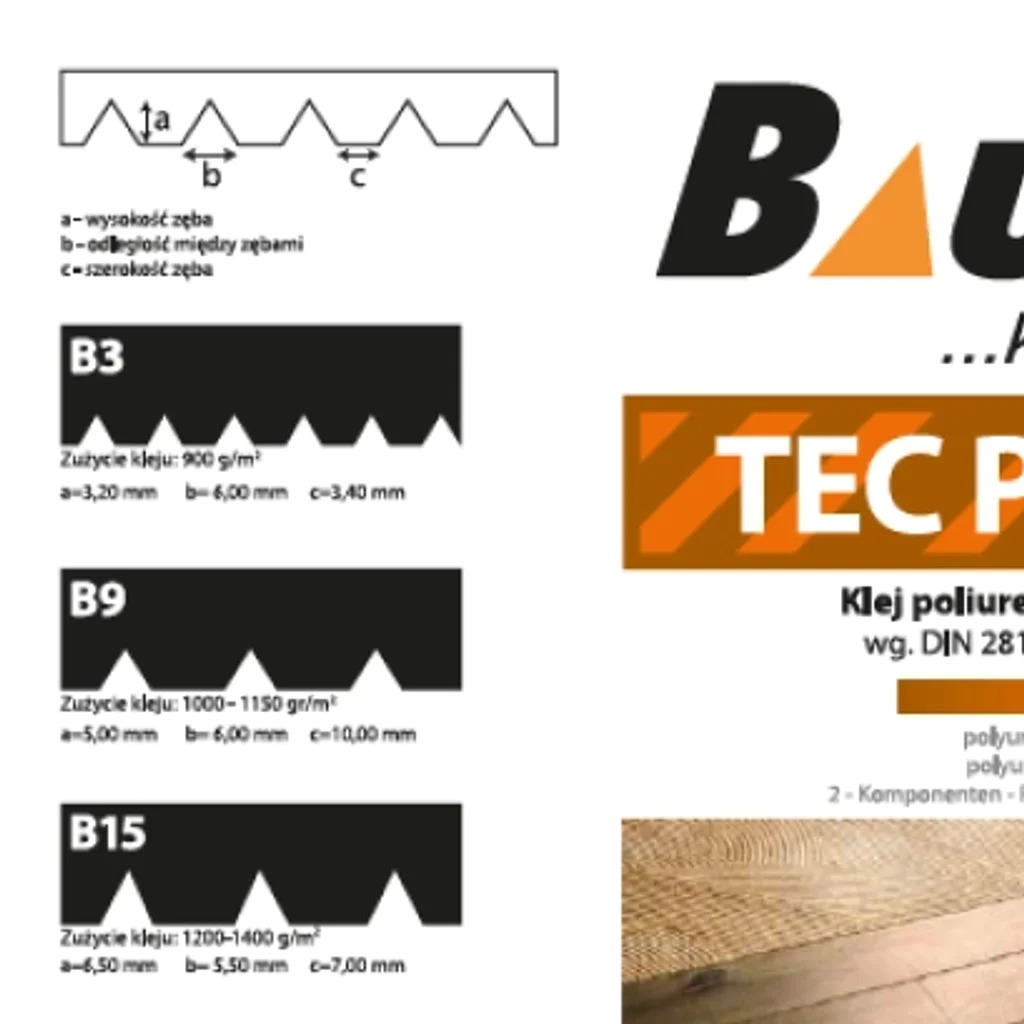 Klej poliuretanowy Bautec TEC P 95 new 9+1kg TEC P95 NEW 10kg, Klej, Kleje, Bautec