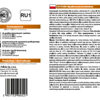 Klej poliuretanowy Bautec TEC P 95 new 9+1kg TEC P95 NEW 10kg