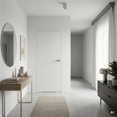 Drzwi Sara Eco 2 bezprzylgowe ukryte lewe WC 60 cm płyta, DRE 400010381