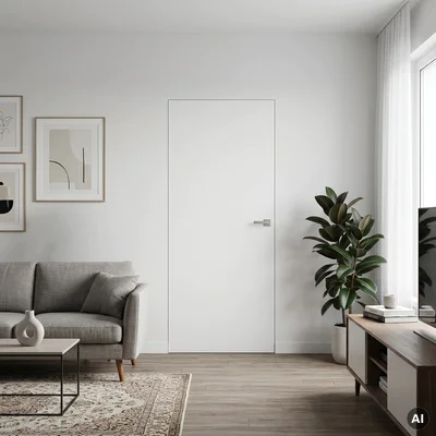Drzwi Sara Eco 2 odwrotna przylga ukryte prawe 70 cm plaster miodu, DRE 400010016