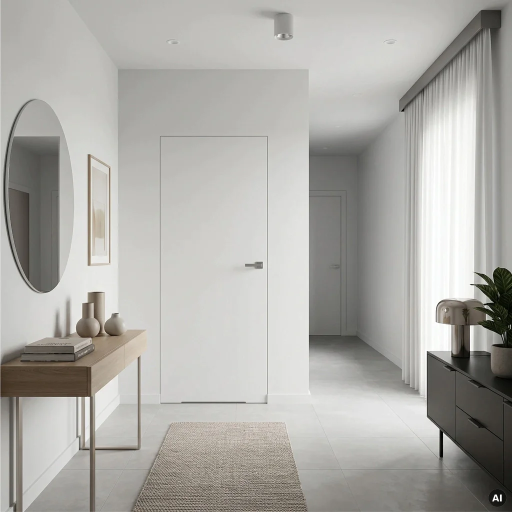 Drzwi Sara Eco 2 bezprzylgowe ukryte lewe WC 70 cm plaster miodu, DRE 400010021, Drzwi wewnętrzne, Sara Eco 2, DRE