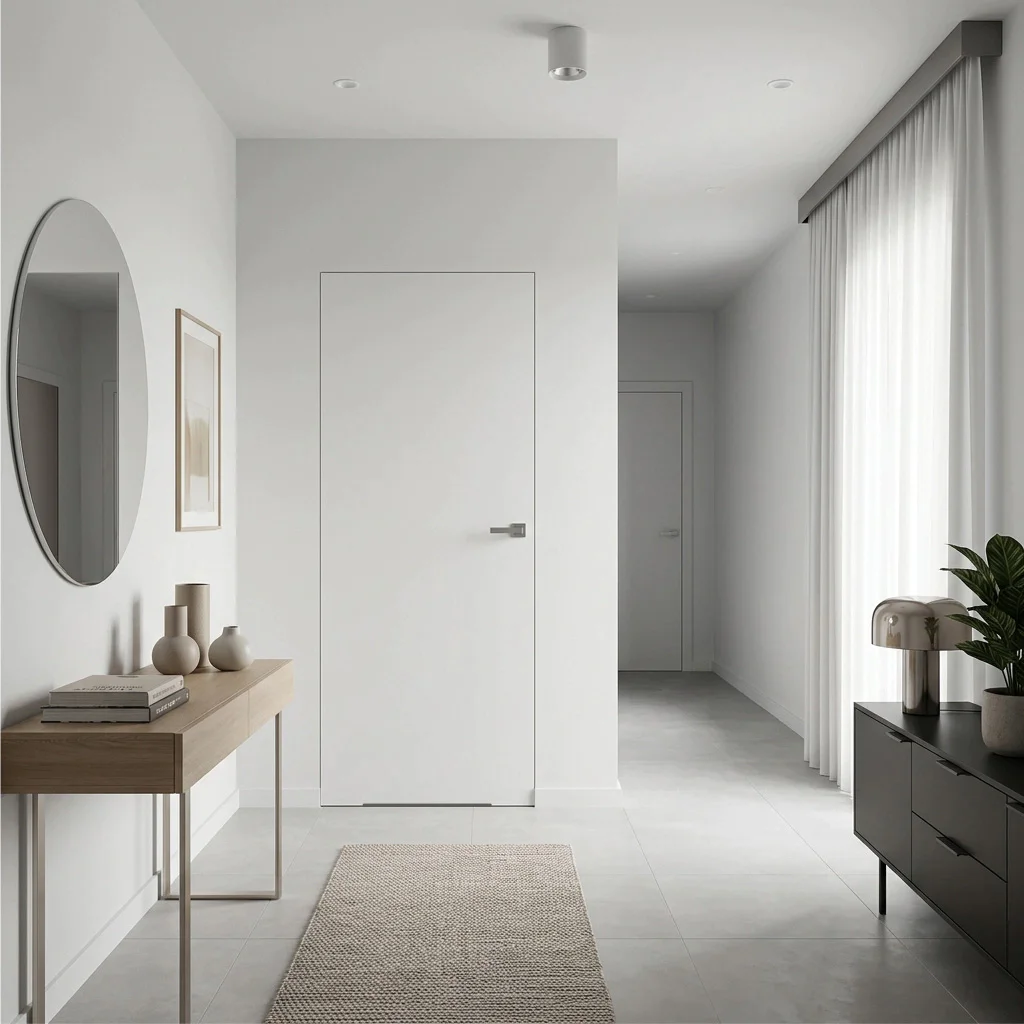 Drzwi Sara Eco 2 odwrotna przylga ukryte prawe WC 80 cm plaster miodu, DRE 400010026, Drzwi wewnętrzne, Sara Eco 2, DRE