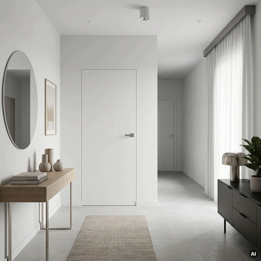 Drzwi Sara Eco 2 odwrotna przylga ukryte prawe 90 cm plaster miodu, DRE 400010032, Drzwi wewnętrzne, Sara Eco 2, DRE