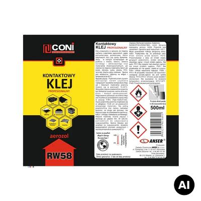 Klej kontaktowy CONI RW58 500 ml, 5903231419601