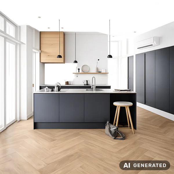 Panele winylowe SPC LVT z podkładem Dąb Tucker Beige Natur