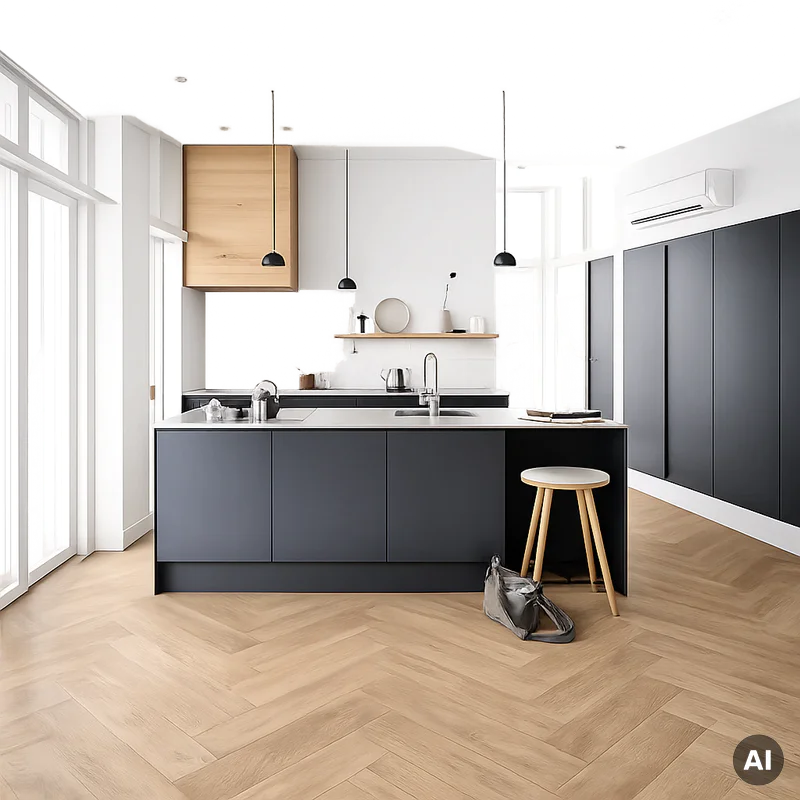 Panele winylowe z podkładem SPC LVT Dąb Tucker Beige Klasa