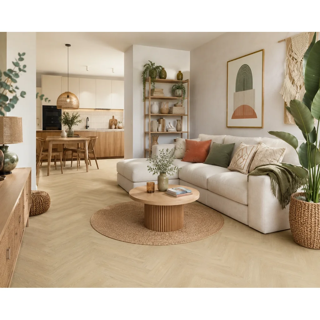 Panele winylowe SPC LVT Jodełka Dąb Deventer CAS 236 5 mm TAK, 5905167857120, Panele winylowe, Amaron Herringbone, Arbiton