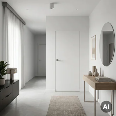 Drzwi Sara Eco 2 odwrotna przylga ukryte lewe 60cm plaster miodu, 5901316084553