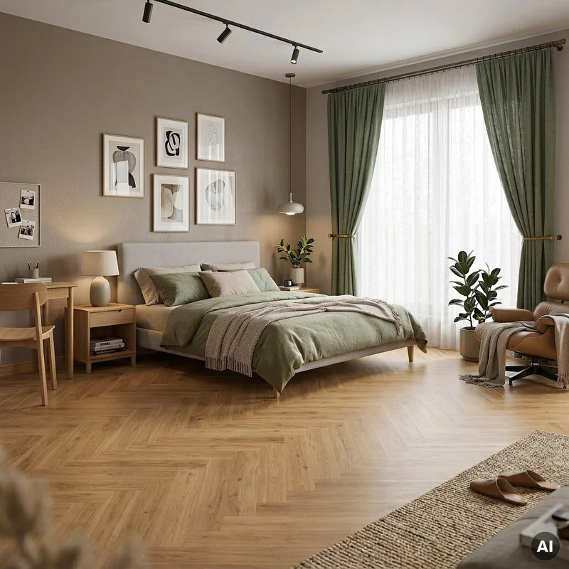 Panele winylowe SPC Jodełka Glow DOU HB 611-IB Klasa 33 5 m