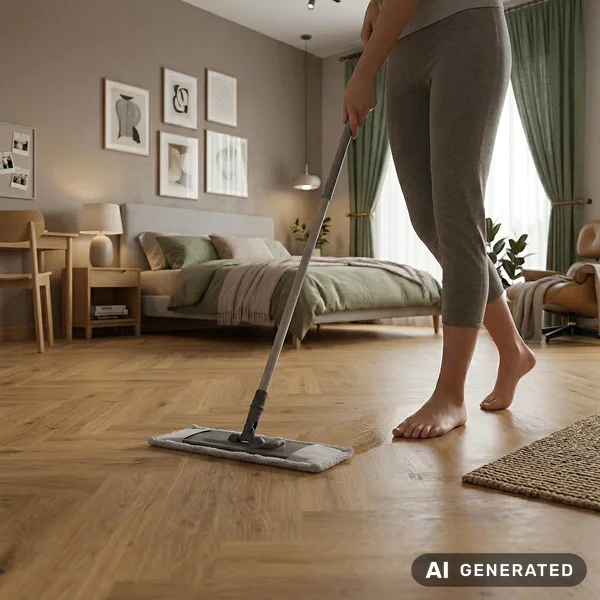 Panele winylowe SPC Jodełka Glow Ciemny 5 mm Klasa 33, DOU 