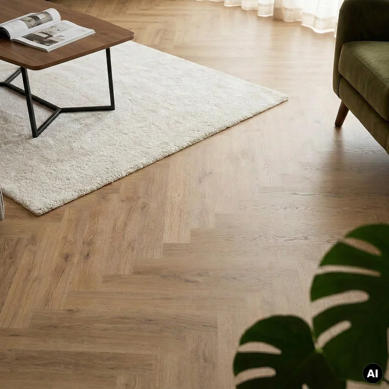 Panele winylowe SPC Jodełka Honey DOU HB 602-IB Klasa 33 5