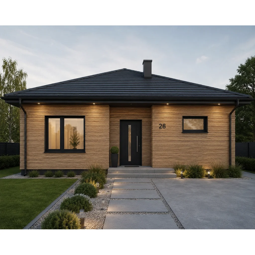 Panele Elewacyjne SVP-05 Dąb Miodowy 3029944, Panele zewnętrzne, Panele Elewacyjne, Vilo