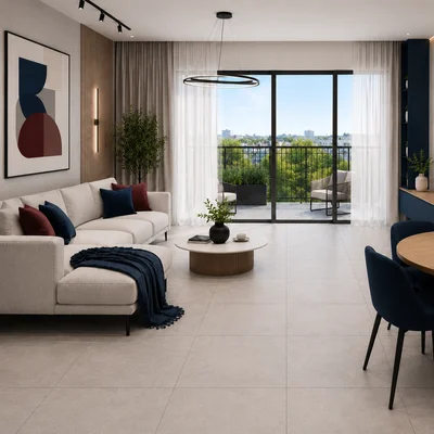 Panele winylowe SPC Concrete Dust 60x60 Beton Matowy 6067231 Klasa 33 5 mm