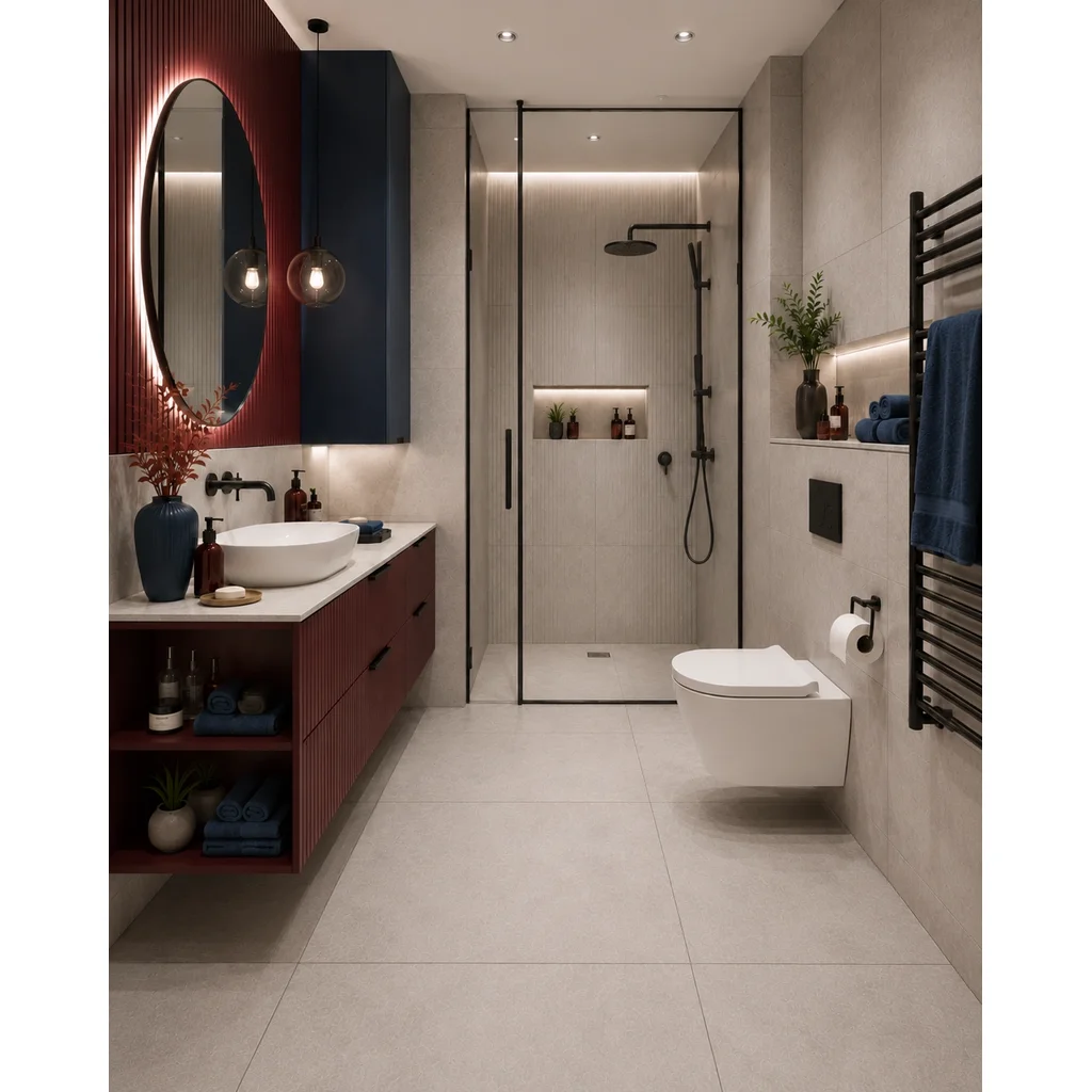 Panele winylowe SPC Concrete Dust 60x60 Beton Matowy 6067231 Klasa 33 5 mm, Panele winylowe, Vilo SPC Floor, Vilo