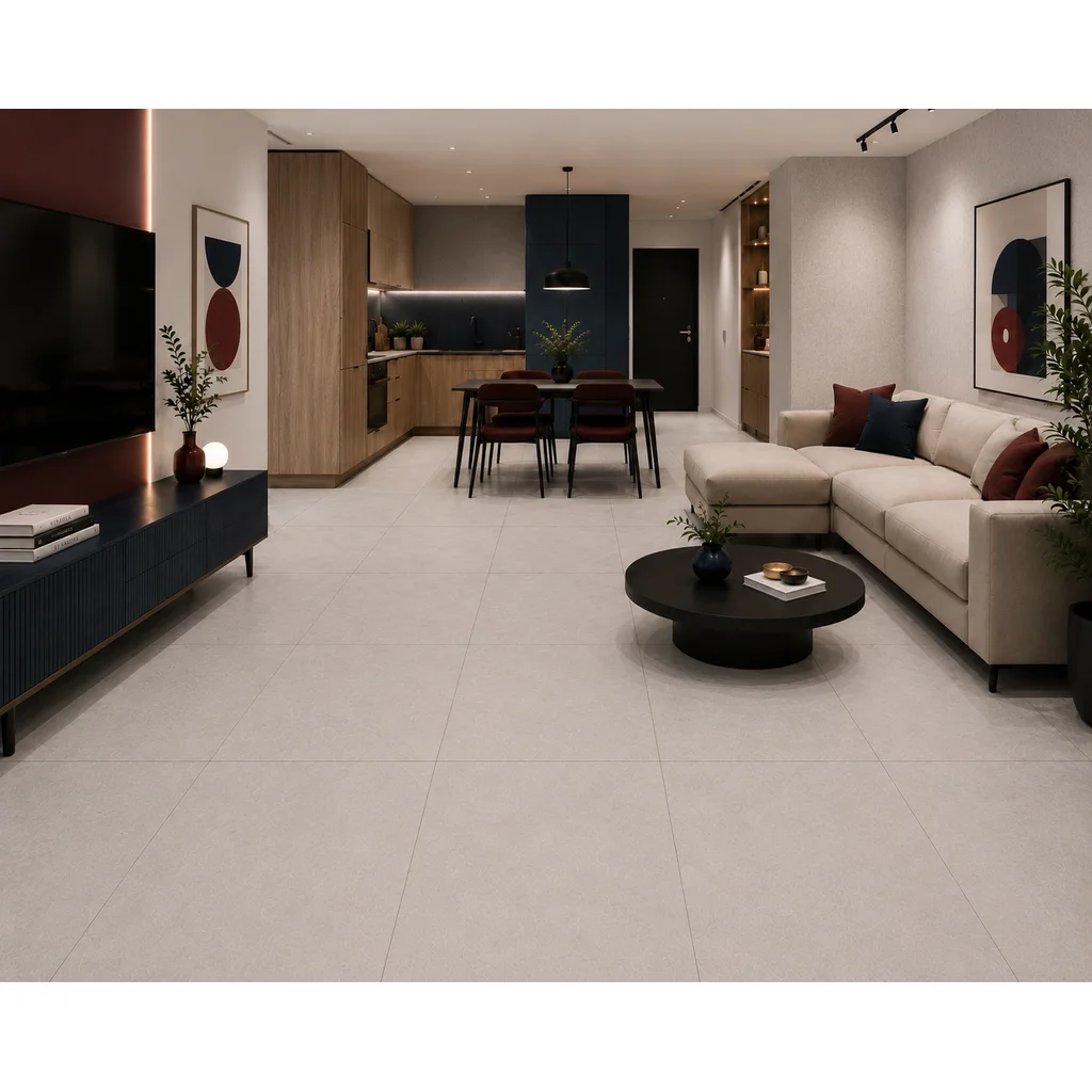 Panele winylowe SPC Concrete Dust 60x60 Beton Matowy 6067231 Klasa 33 5 mm, Panele winylowe, Vilo SPC Floor, Vilo