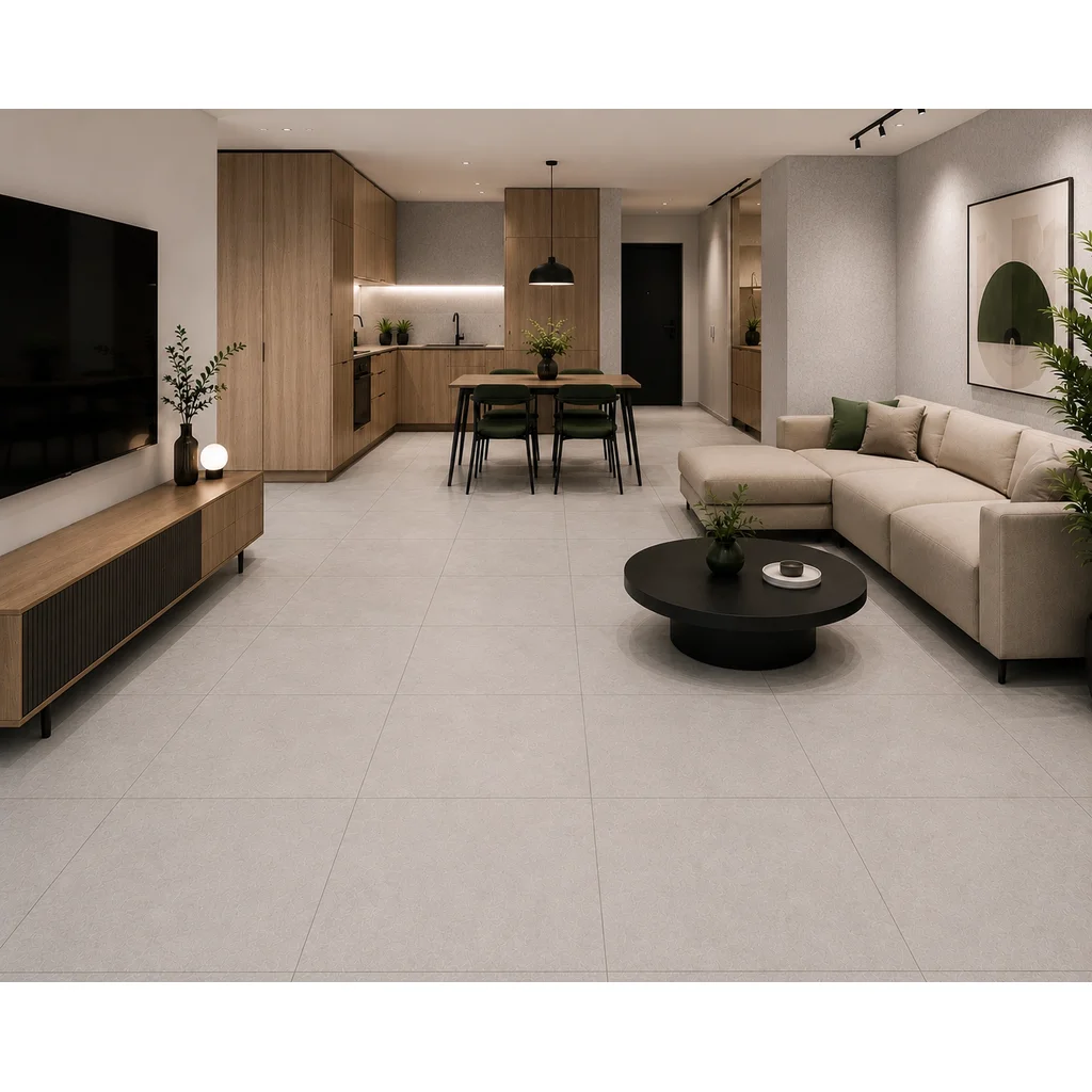 Panele winylowe SPC Concrete Dust 60x60 Beton Matowy 6067231 Klasa 33 5 mm, Panele winylowe, Vilo SPC Floor, Vilo