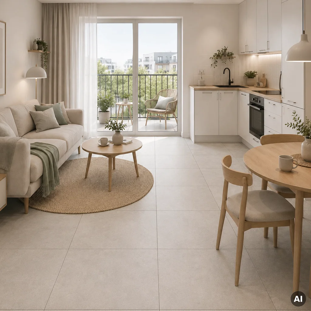 Panele winylowe SPC Concrete Dust 5 mm Klasa 33, 6067231, Panele winylowe, Vilo SPC Floor, Vilo