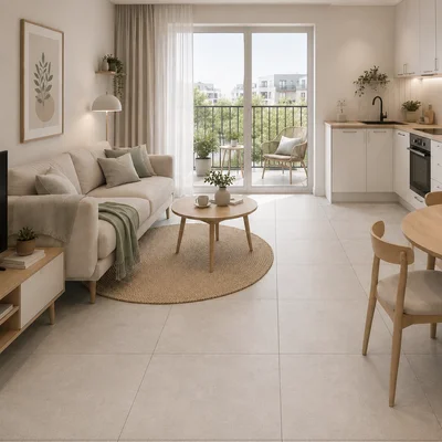 Panele winylowe SPC Concrete Dust 60x60 Beton Matowy 6067231 Klasa 33 5 mm