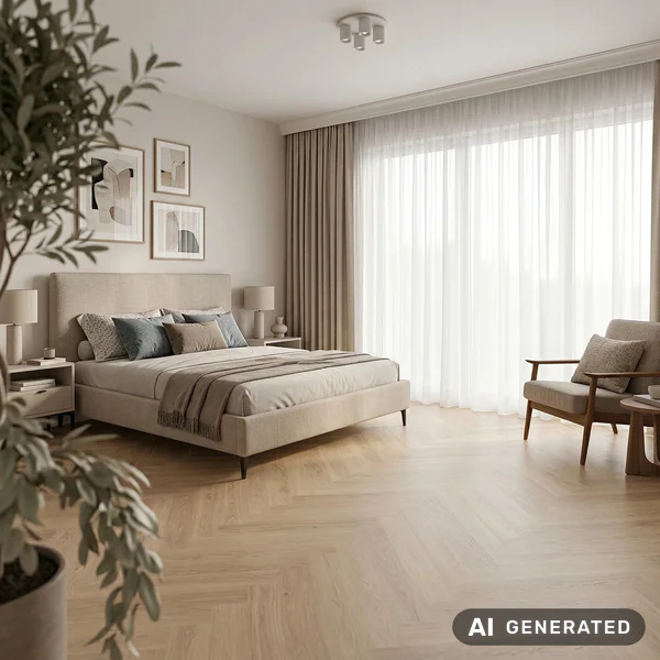 Panele winylowe Jodełka Peanut Naturalny 2.5 mm Klasa 33, D