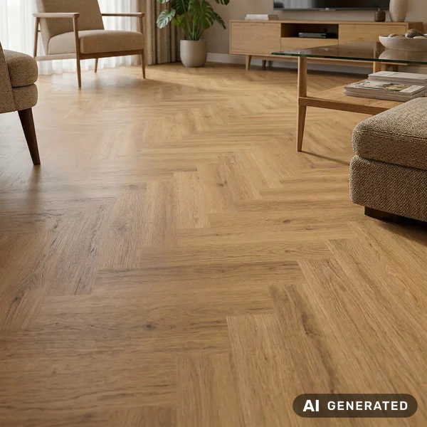 Panele winylowe Jodełka Glow Naturalny 2.5 mm Klasa 33, DOU