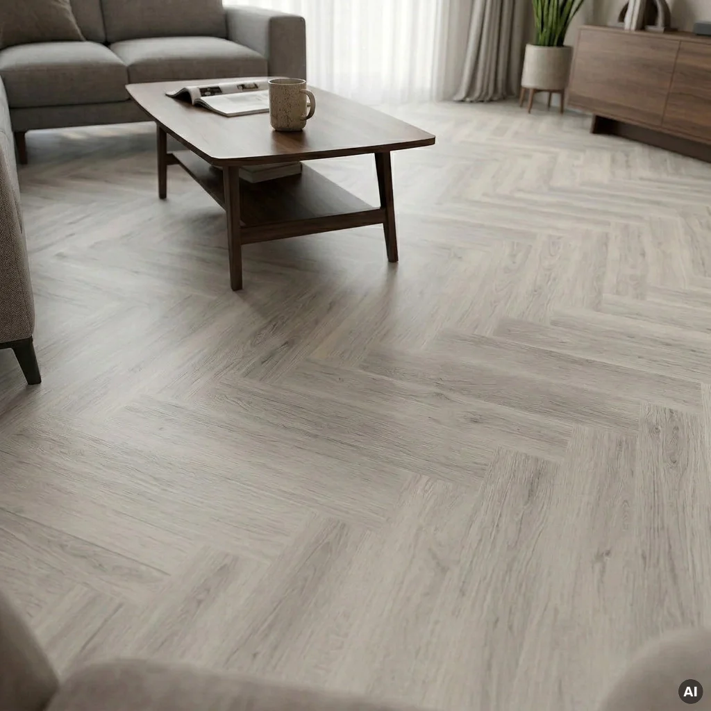 Panele winylowe Jodełka Dusty Grey DOU HB DB-603 Klasa 33 2.5 mm, Panele winylowe, Douro Dryback Herringbone, Douro