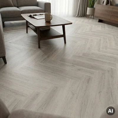 Panele winylowe Jodełka Dusty Grey 2.5 mm Klasa 33, DOU HB DB-603