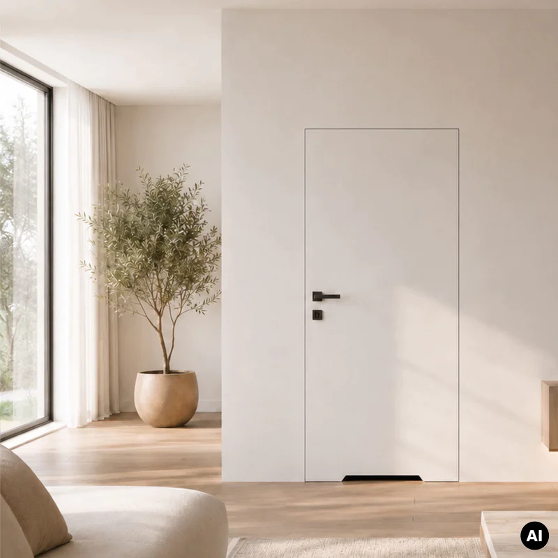 Zestaw Drzwi ukryte + Ościeżnica Porta HIDE WC Bezprzylgow
