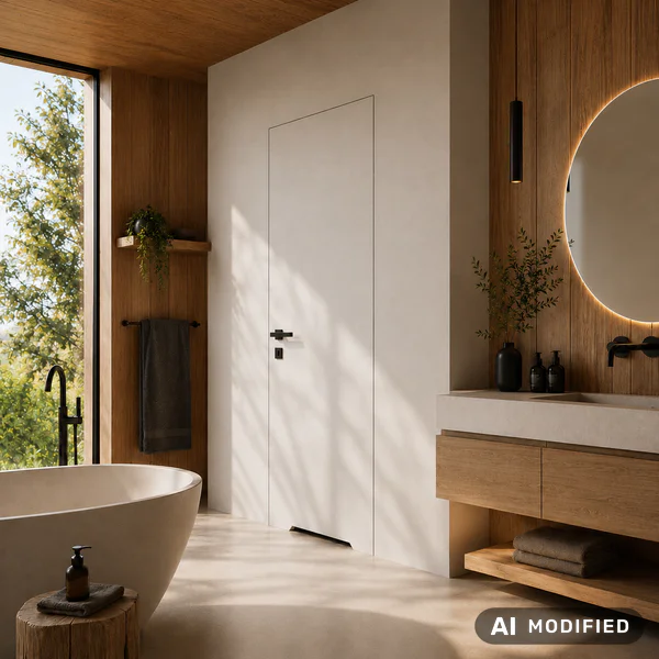Zestaw Drzwi ukryte + Ościeżnica Porta HIDE WC Bezprzylgow