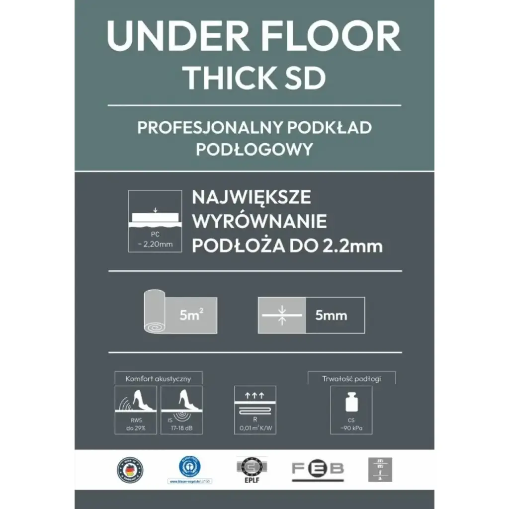 Podkład Under Floor Thick SD, 04-10-00867, Podkłady, Under Floor, Windmöller