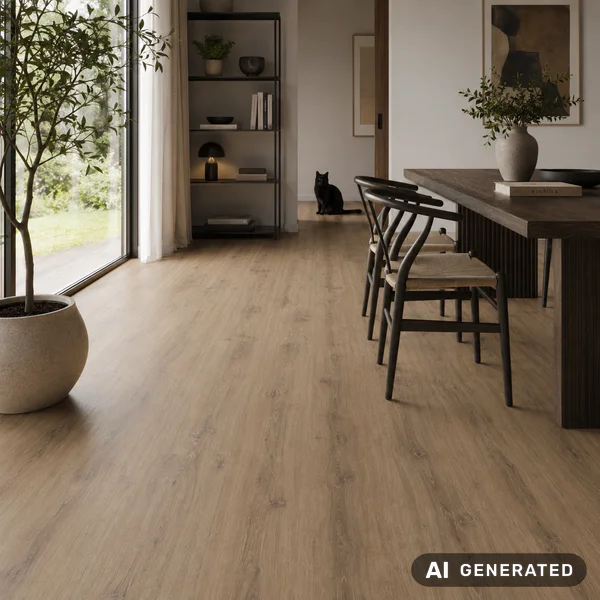 Panele winylowe z podkładem European Oak Ciemny 5 mm Klasa 