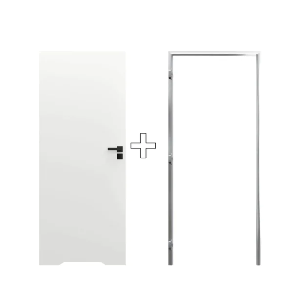 Zestaw Drzwi ukryte + Ościeżnica Porta HIDE WC Bezprzylgow
