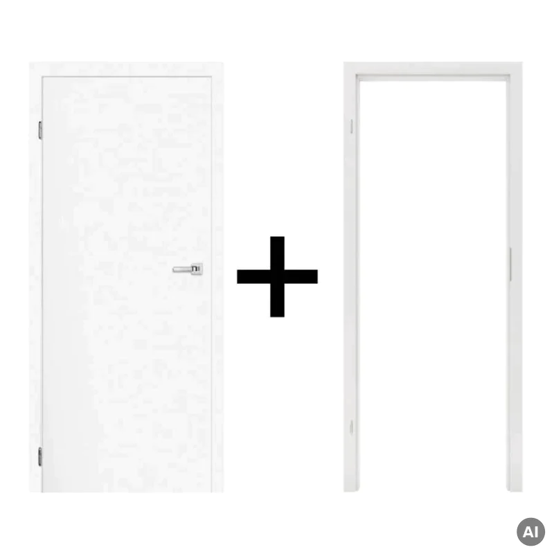 Komplet drzwi + Ościeżnica regulowana 95-114 Norma Decor 1