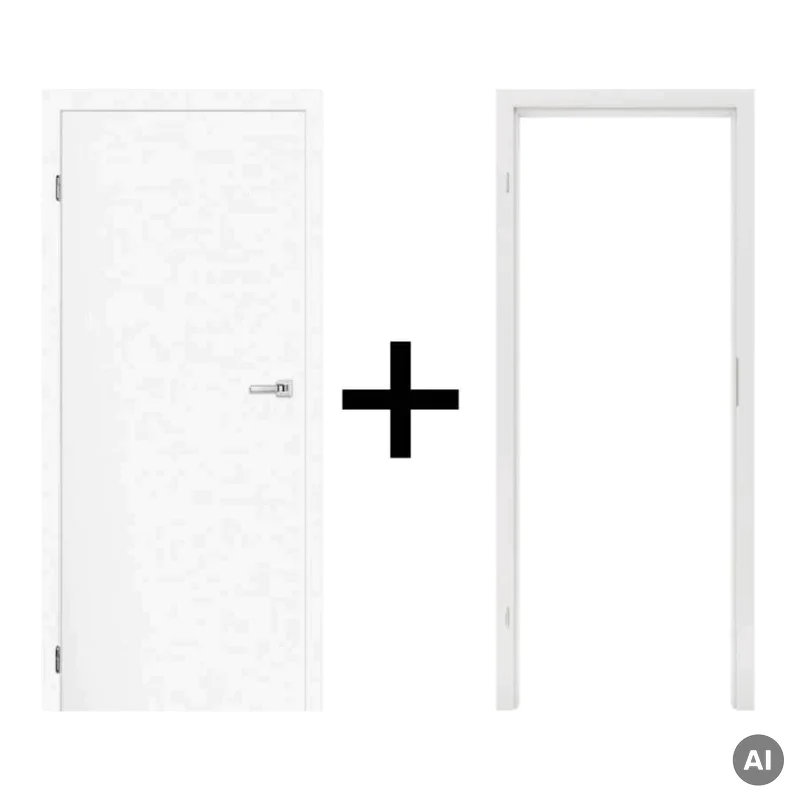 Komplet drzwi + Ościeżnica regulowana 95-114 Norma Decor 1