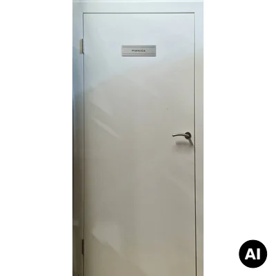 Komplet drzwi + Ościeżnica regulowana 95-114 Norma Decor 1 lewe 80cm Zawias motylkowy bezprzylgowe, 100073568, 100073604