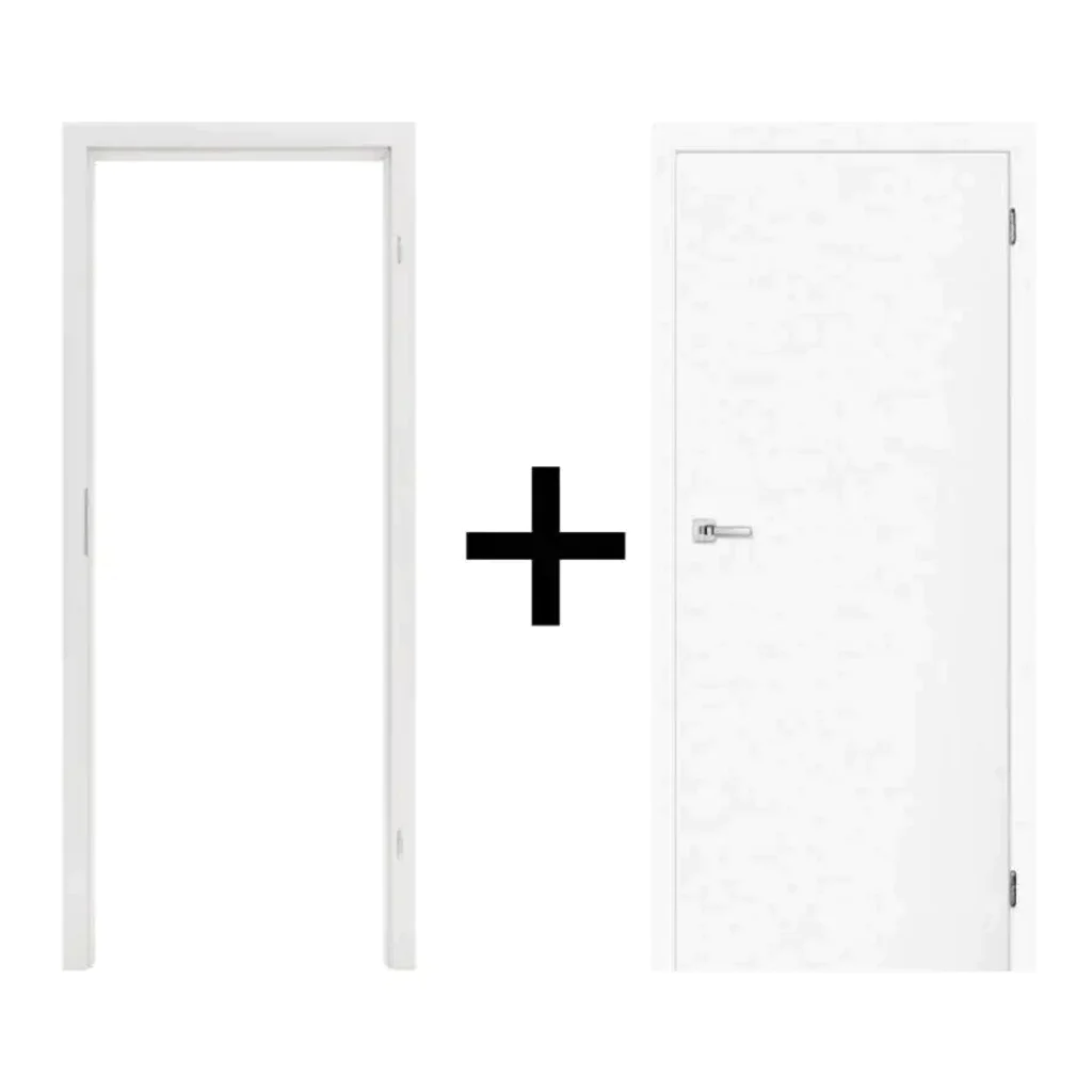 Komplet drzwi + Ościeżnica regulowana 95-114 Norma Decor 1 prawe 80cm Zawias motylkowy bezprzylgowe, 100073569, 100073608, Zestaw, Norma Decor, Invado