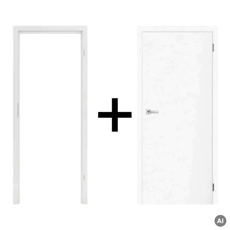Komplet drzwi + Ościeżnica regulowana 95-114 Norma Decor 1