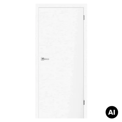 Komplet drzwi + Ościeżnica regulowana 95-114 Norma Decor 1 prawe 80cm Zawias motylkowy bezprzylgowe, 100073569, 100073608